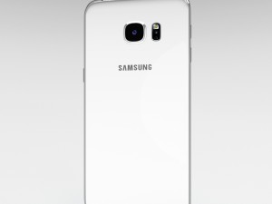 samsung galaxy s6 edge plus white pearl Modelo 3D