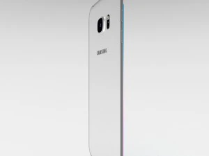 samsung galaxy s6 edge plus white pearl 3D Model