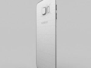 samsung galaxy s6 edge plus white pearl 3D Model