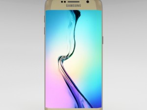 samsung galaxy s6 edge plus gold platinum 3D Model