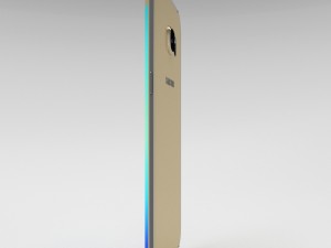 samsung galaxy s6 edge plus gold platinum 3D Model