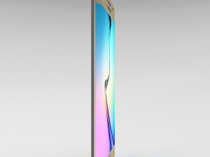 samsung galaxy s6 edge plus gold platinum 3D Model