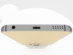 samsung galaxy s6 edge plus gold platinum 3D Model