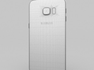 samsung galaxy s6 edge plus gold platinum 3D Model