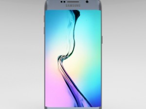 samsung galaxy s6 edge plus silver titanium 3D-Modell