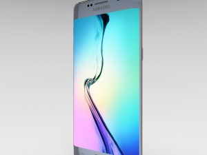 samsung galaxy s6 edge plus silver titanium 3D-Modell