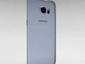 samsung galaxy s6 edge plus silver titanium 3D-Modell