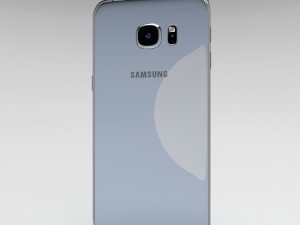 samsung galaxy s6 edge plus silver titanium 3D-Modell