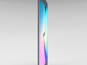 samsung galaxy s6 edge plus silver titanium 3D-Modell