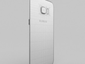 samsung galaxy s6 edge plus silver titanium 3D-Modell