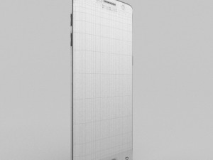 samsung galaxy s6 edge plus silver titanium 3D-Modell