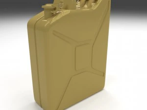 jerry can sarı 3D Model