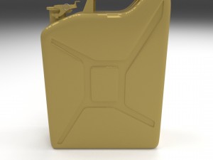 jerry can yellow 3D Model