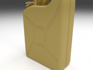 jerry can yellow 3D Model