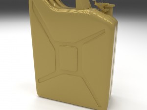 jerry can yellow 3D Model