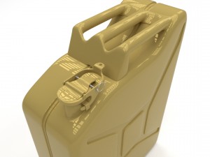 jerry can yellow 3D Model