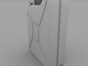jerry can yellow 3D Model