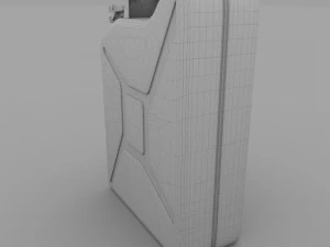 jerry can yellow 3D Model