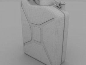 jerry can yellow 3D Model