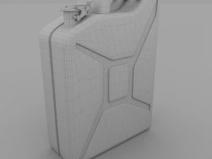 jerry can yellow 3D Model