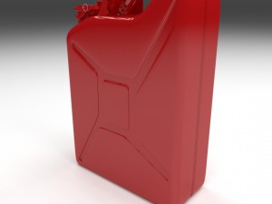 jerry can red Modèle 3D