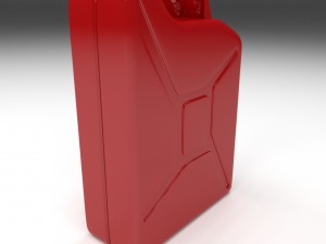 jerry can red Modèle 3D