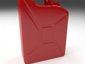jerry can red Modèle 3D