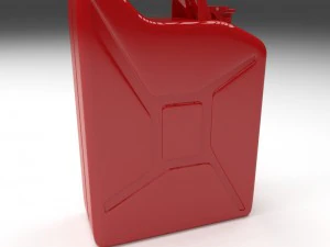 jerry can red 3D Model