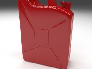 jerry can red Modèle 3D