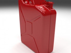 jerry can red Modèle 3D