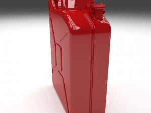 jerry can red Modèle 3D