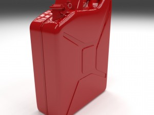 jerry can red Modèle 3D