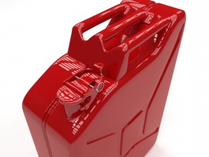 jerry can red Modèle 3D