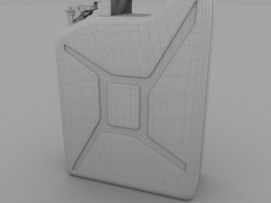 jerry can red Modèle 3D
