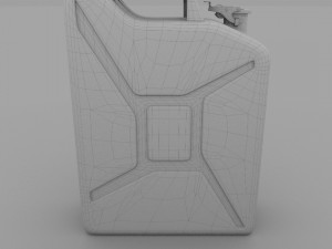 jerry can red Modèle 3D