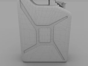 jerry can red 3D Model