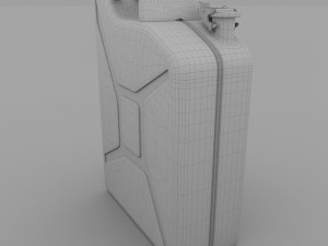 jerry can red Modèle 3D