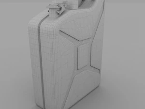 jerry can red 3D Model