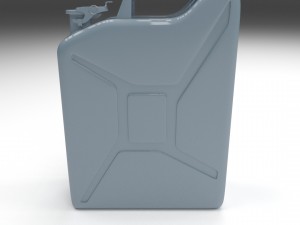 jerry can blue Modelo 3D