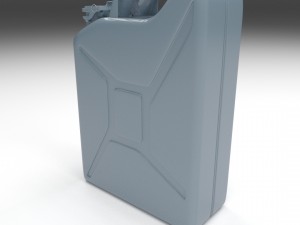 jerry can blue Modelo 3D