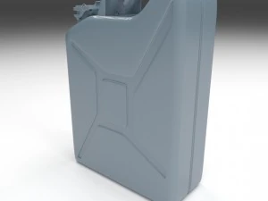 jerry can blue 3D Model