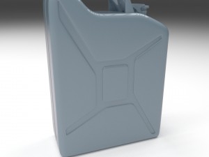 jerry can blue Modelo 3D
