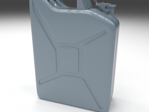 jerry can blue Modelo 3D