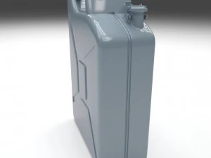 jerry can blue 3D Model