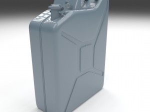 jerry can blue Modelo 3D