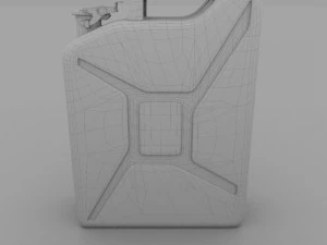 jerry can blue 3D Model