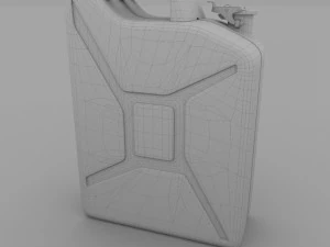 jerry can blue 3D Model