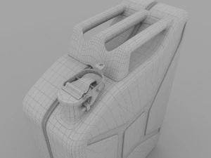 jerry can blue 3D Model
