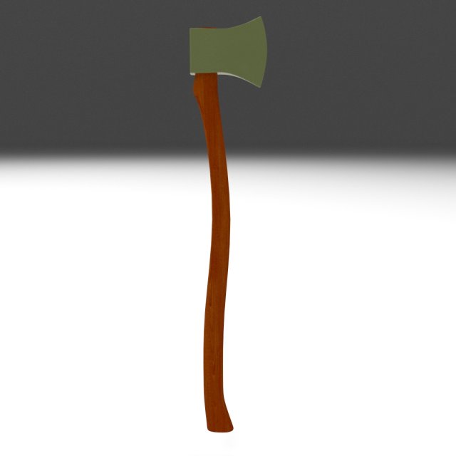 axe 3D Model .c4d .max .obj .3ds .fbx .stl .blend 