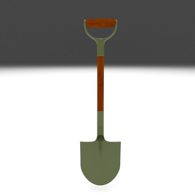 shovel 3D Модель .c4d .max .obj .3ds .fbx .stl .blend 